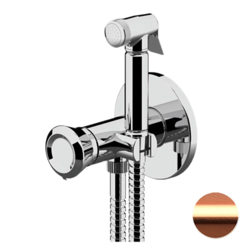 Гигиенический душ со смесителем Remer ET65RP медь брашированная