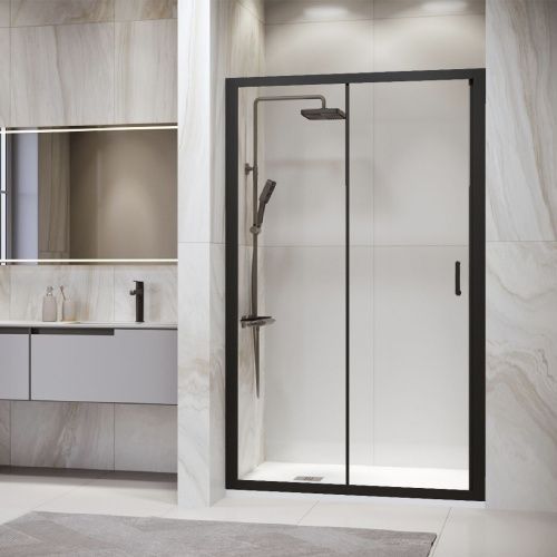 Душевая дверь RGW Passage 41081418-14 180х195 стекло прозрачное профиль черный