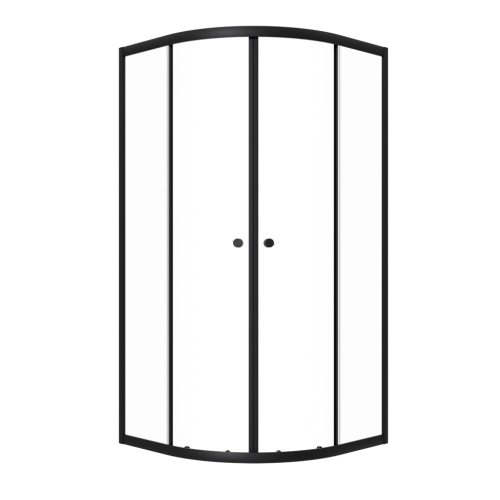Душевой уголок Тритон Альфа-Блэк Щ0000054224 90х90 стекло прозрачное профиль черный без поддона