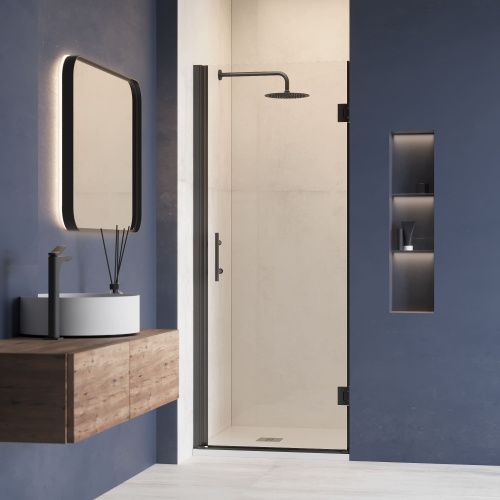 Душевая дверь RGW Hotel 350601107-14 70х195 стекло прозрачное профиль черный