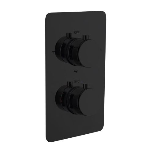 Смеситель для душа Boheme Cell 134-3-B встраиваемый черный с термостатом