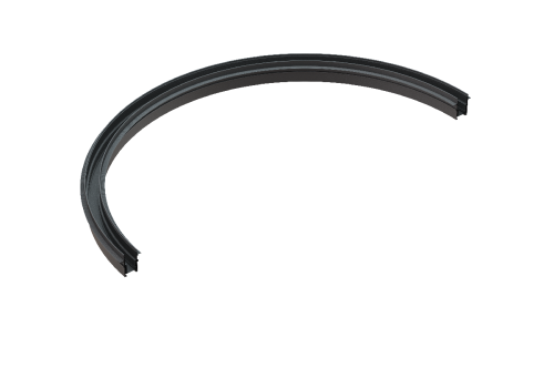 Радиусный магнитный шинопровод iLedex Vision48-22 4822-1/2-D1200-BK