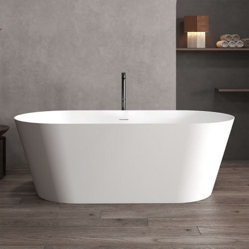 Ванна из искусственного камня Abber Stein AS9605 170х80 отдельностоящая овальная с ножками