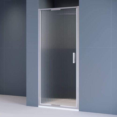 Душевая дверь RGW Stilvoll 70320510-151 100х195 стекло рифленое профиль хром глянцевый