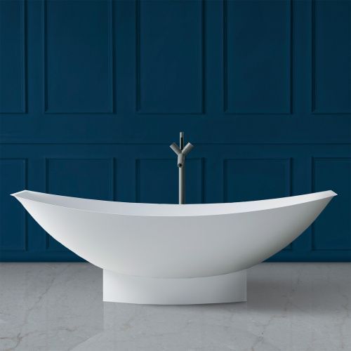 Ванна из искусственного камня Abber Stein AS9610 180х80 отдельностоящая прямоугольная с ножками