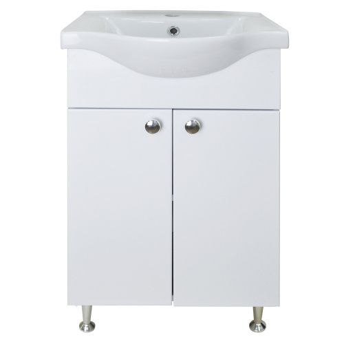 Тумба с раковиной Loranto Моника CS00071365 55х44х83 напольная цвет белый