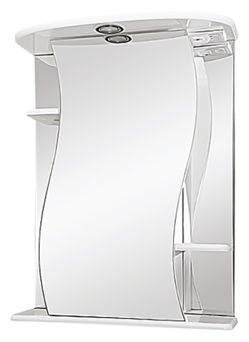 Зеркало-шкаф Misty Зеркала-шкафы Э-Лиа02055-01СвЛ 55х25х72 подвесной цвет белый