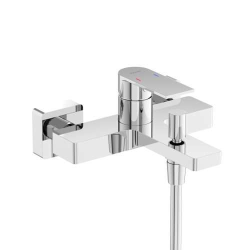 Смеситель для ванны и душа Sancos Studio SC9018CH настенный хром
