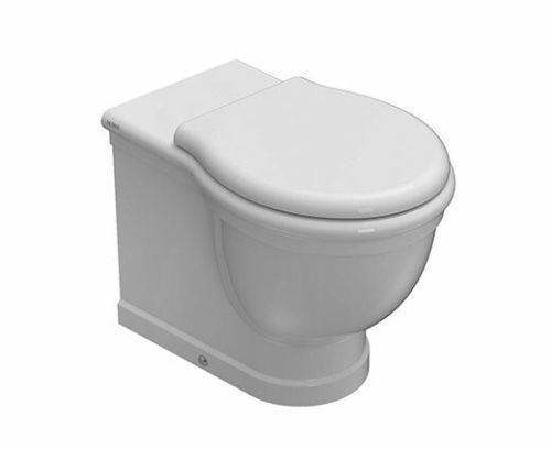 Чаша унитаза приставная Globo Paestum PA025BI цвет белый без сиденья