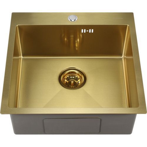 Кухонная мойка Melana ProfLine D5050HG золото 50х50 цвет золото поверхность матовая