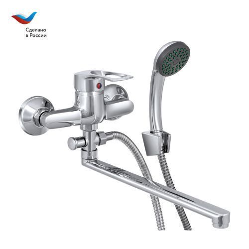 Смеситель для ванны Славен Прораб СЛ-ОД-Ц31 настенный хром