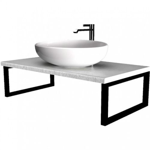 Столешница 1MarKa Grunge Loft У85839 80х48 накладная цвет бетон светлый