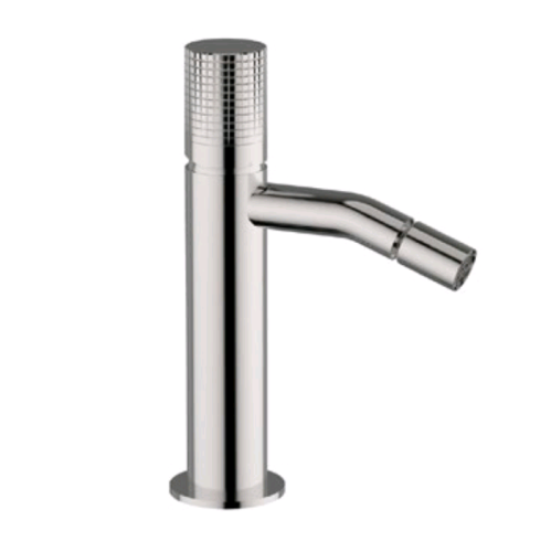 Смеситель Cisal X32 X1000564D1 на биде сталь шлифованная/брашированная