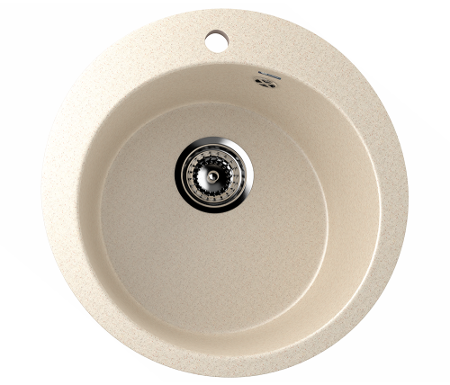 Кухонная мойка Ulgran Classic U-405-328 50х50 цвет бежевый