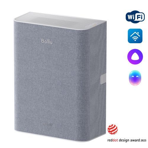 Очиститель воздуха приточный электрический Ballu ONEAIR ASP-100 серый