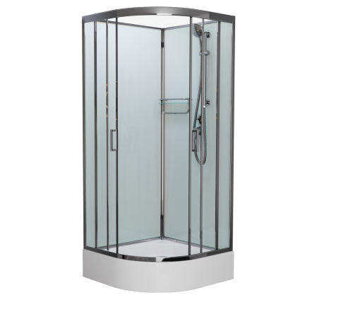 Душевая кабина Frank 176009 90х90 без крыши ориентация универсальная