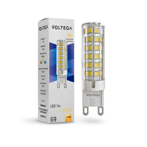 Лампа светодиодная Voltega Capsule G9 7263