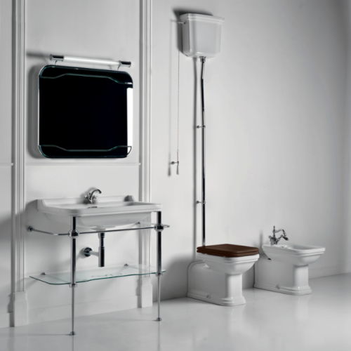 Консоль под раковину Kerasan Waldorf 9196K1cr 100х55х92 напольная цвет хром