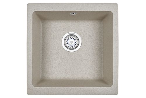 Кухонная мойка Granula 4451, ПИРИТ 45х46 цвет бежевый поверхность матовая