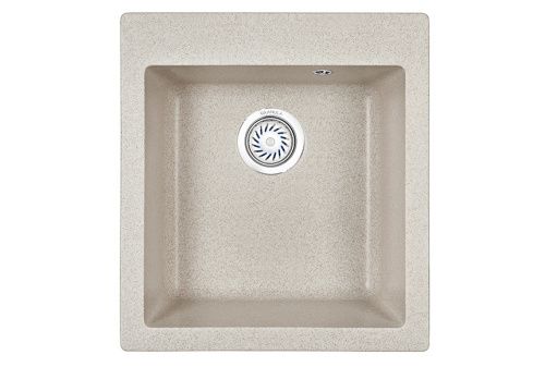 Кухонная мойка Granula 4201, ПИРИТ 42х49 цвет бежевый поверхность матовая