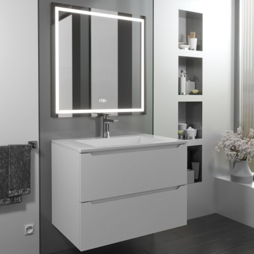 Тумба с раковиной Uperwood Tanos-Next 290000010 80х45х52 цвет белый матовый