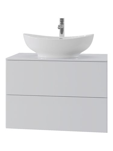 Тумба с раковиной Orange Otto Ot-75TuMDF+G56 75х41х72 цвет белый