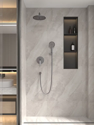 Душевая система Veconi TEORA TE-500-GR-C4 встраиваемая в стену