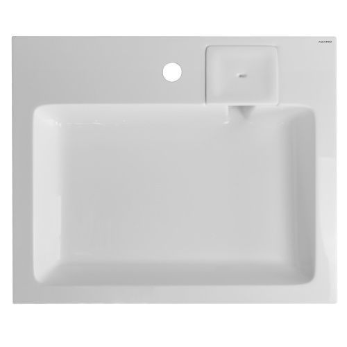 Раковина из литьевого мрамора Azario Etna CS00086607 60х50 подвесная цвет белый