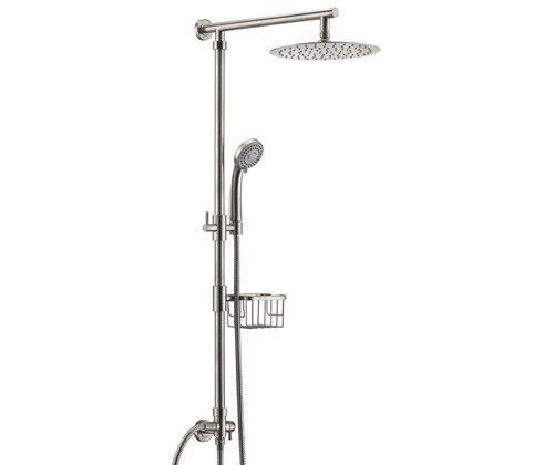 Душевая стойка WasserKRAFT Wern 4200 A038 настенная цвет никель