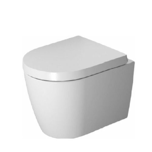 Унитаз подвесной Duravit Me by Starck 45300900A1 (253009+002019) белый с сиденьем микролифт безободковый