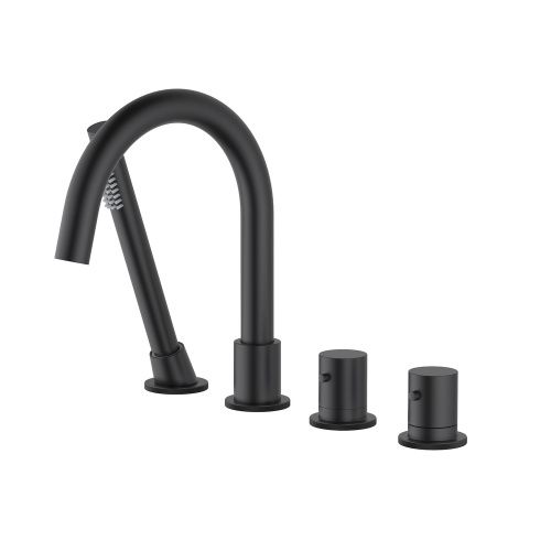 Смеситель Timo Saona 2330/03Y на борт ванны черный матовый