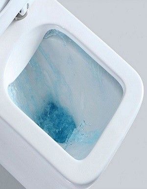 Унитаз напольный с бачком CeramaLux 1218A белый глянцевый с сиденьем микролифт безободковый каскадный смыв - фото 5