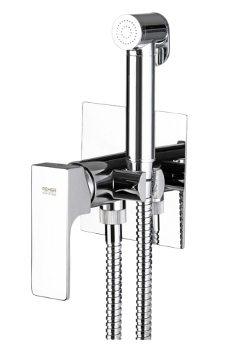 Гигиенический душ со смесителем Remer AU65W хром