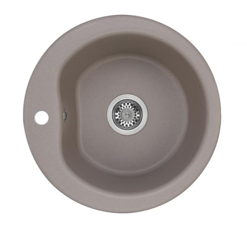 Кухонная мойка Aquaton Мида 1A712732MD250 51х51 цвет серый поверхность матовая