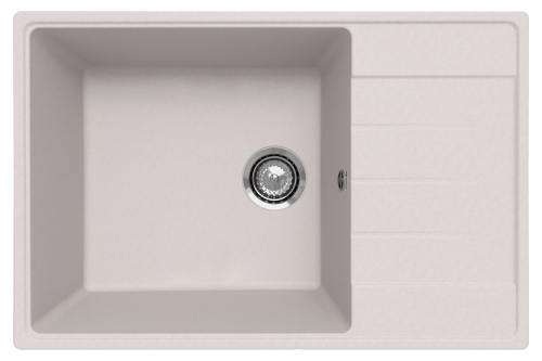 Кухонная мойка Ulgran Quartz Prima 760-01 76х50 цвет белый