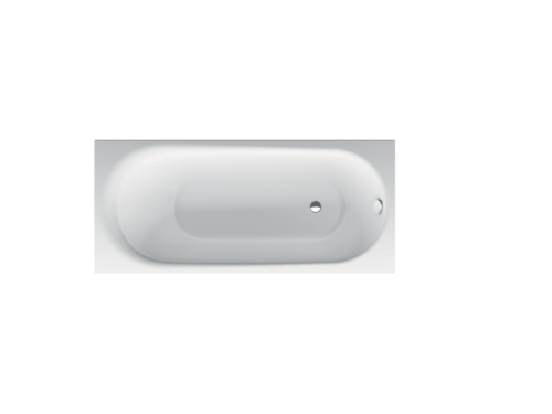 Ванна стальная Bette BetteComodo 1250-000 170х75 пристенная прямоугольная без ножек