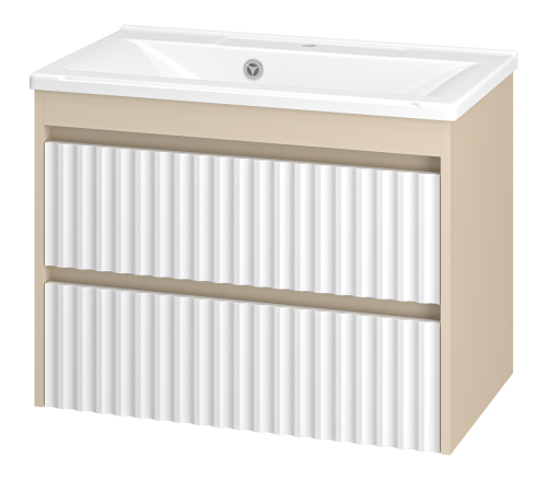 Тумба под раковину Brevita Balaton BAL-06075-03-012Я 73х44х54 подвесная