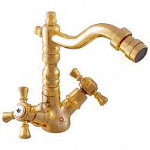 Смеситель RavSlezak MORAVA RETRO MK321.5/9Z на биде золото