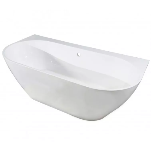 Ванна из литьевго мрамора Taliente Nemi a parete NE17085 a parete 170х86 пристенная овальная без каркаса