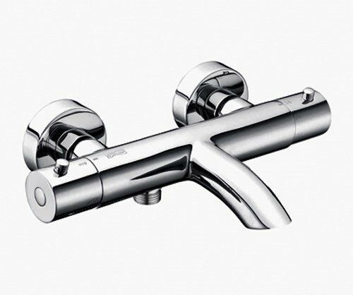 Смеситель для ванны Wasserkraft Berkel 4800 4811 Thermo настенный хром с термостатом