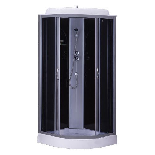 Душевая кабина Loranto CS-6681G 80*80*215 80х80 четверть круга с крышей ориентация универсальная