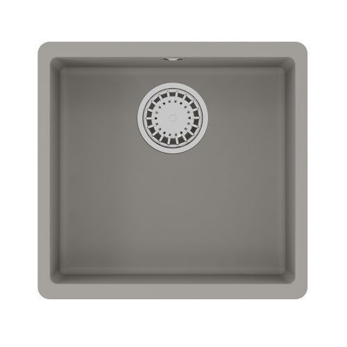 Кухонная мойка LeMark Sinara 440-u 9910069 44х42 цвет серый поверхность матовая