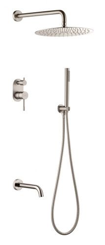 Душевая система Boheme Uno 464-2-NB встраиваемая цвет никель