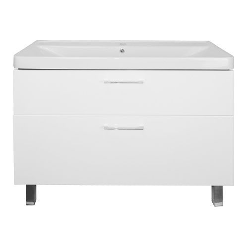 Тумба с раковиной Azario Ника CS00089955 100х48х86 напольная цвет белый