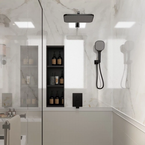 Душевая система Veconi AVELLA AV-410-B-C4 встраиваемая в стену