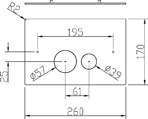 Клавиша смыва механическая Boheme 648-NB цвет никель брашированный - фото 2