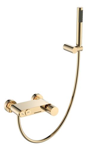 Смеситель Boheme Stick 123-GG.2 настенный золото