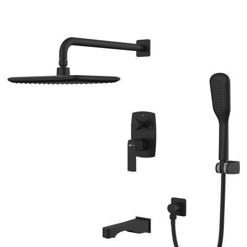 Душевая система LeMark Ursus LM7222BL встраиваемая в стену