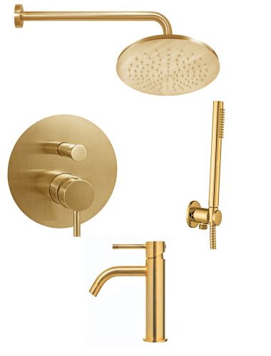 Душевая система Paffoni Light KITLIG015HGSP071KING встраиваемая в стену