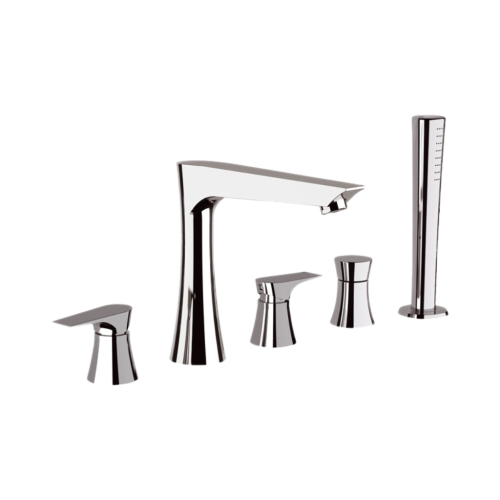 Смеситель Daniel Diva DV4491CR на борт ванны хром